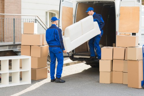 Man and van service helping with local moving in Chiswick
