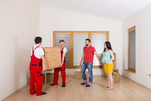Residential relocation support with a van in West London