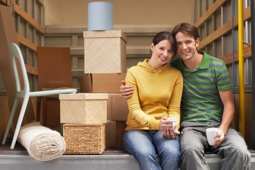 Removal team planning a home move in Chiswick