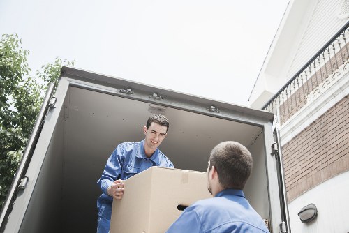 Careful loading of sofas and household furniture for local transport
