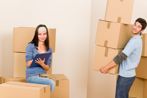 Removal van supporting residential and commercial moves in Chiswick